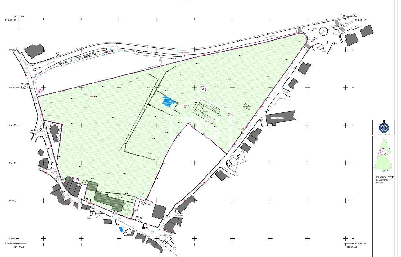 Quinta de 4 hectares em Viseu - Terreno Urbanizável e Casa Senhorial